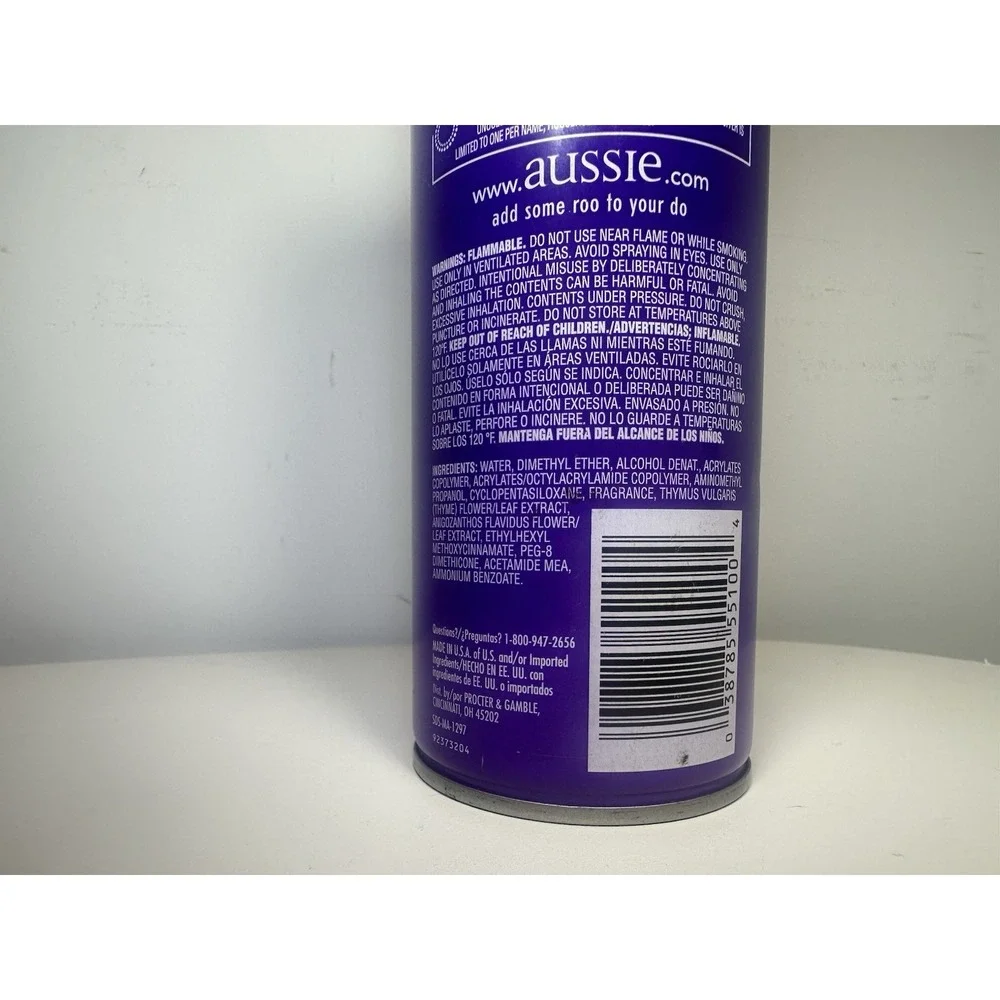 AUSSIE Mega Hair Spray 24HR Flexible Hold Discontinued 14oz